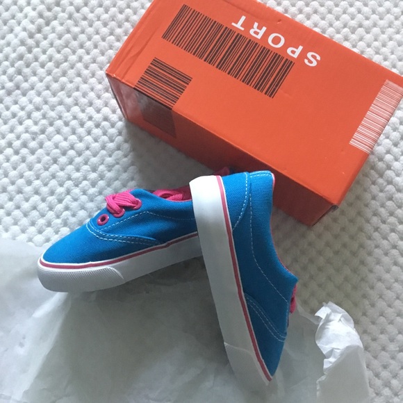 Girls blue and pink size 7 shoes NWT - Picture 7 of 9